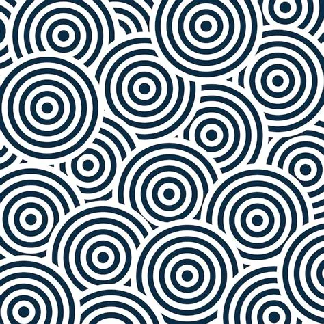 Premium Vector | Vector white seamless patterns with ring circle