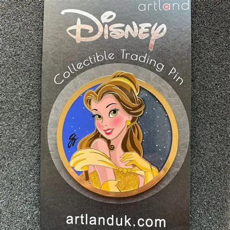 Belle, Tinker Bell & Tiana Signature Series Disney Pins by ArtLand ...