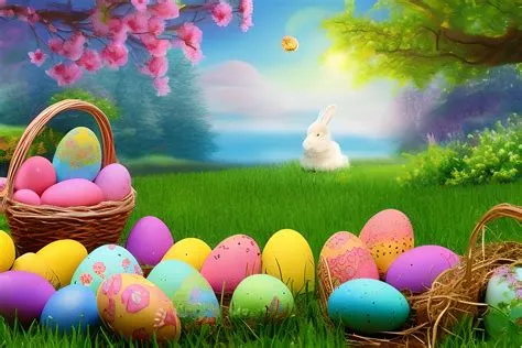 Happy Easter Background Graphic by Fstock · Creative Fabrica