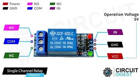 5V Single Channel Relay Module Pinout, Working,, 56% OFF