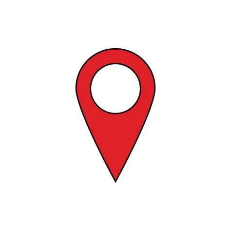 Vector location icon. Modern map pin place marker. Navigation map, gps ...