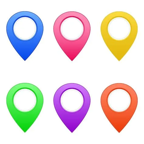 Location pin gradient set | Premium Vector