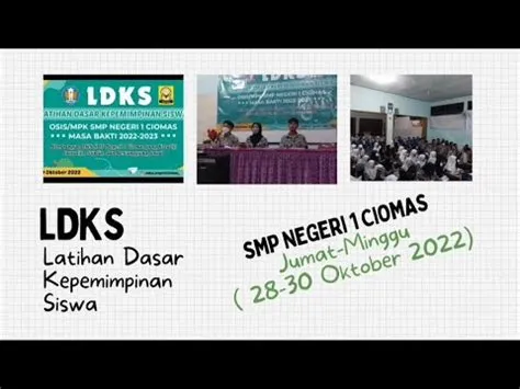 LDKS SMPN 1 Ciomas ( 28-30 Oktober 2022 ) - YouTube
