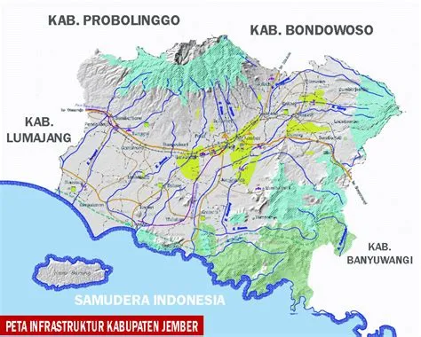 View Peta Kabupaten Jember Background