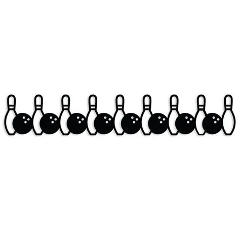 Bowling Border Clipart