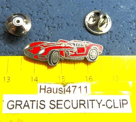 FFERRARI OLDTIMER RACING-CAR AUTO PIN MIT SECURITY-CLIP (Gebraucht) in ...