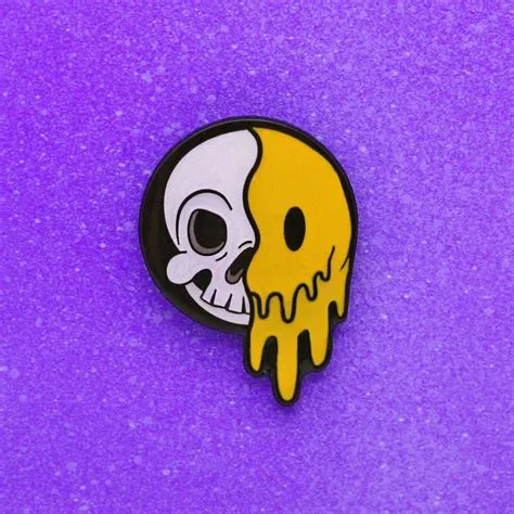 Enamel Lapel Pins Rave - Etsy UK