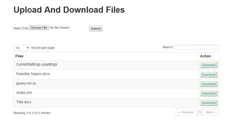Upload and Download Files in PHP/PDO Tutorial | SourceCodester