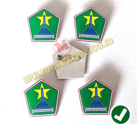 Pesan Pin Logo Kota Malang – Lencana Lambang Kota Malang – pesan name ...