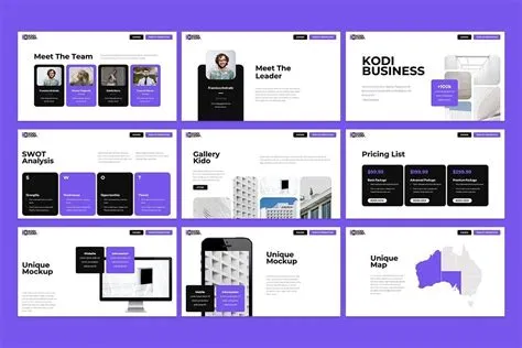 Kodi Business Keynote | Presentation slides design, Presentation ...