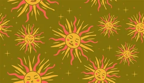 Premium Vector | Cute sun pattern background vector design