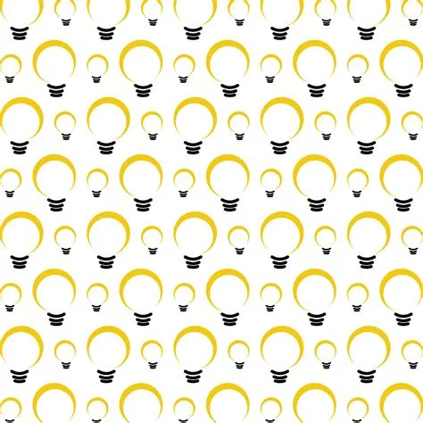 Light bulb abstract cute repeating pattern vector illustration 35600811 ...