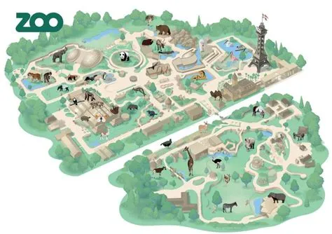 Visual Maps on Behance | Copenhagen zoo, Zoo pictures, Zoo map