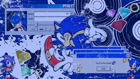 Sonic laptop background (⁠≧⁠ ⁠≦⁠) | Scene kid wallpaper, Cute ...