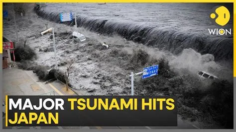 Tsunami hits Japan after powerful earthquake | Latest News | WION - YouTube