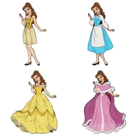 Belle Paper Doll Magnetic Disney Pin Set by Loungefly - Disney Pins Blog