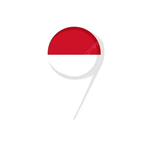 Country Pin PNG Picture, Indonesia Country Flag In Map Pin, Indonesia ...