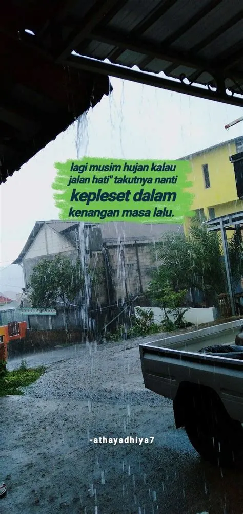 oleh selai cokelat di quotes | Dalam kenangan, Hujan, Instagram