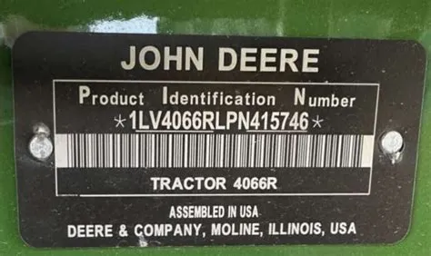 John Deere PIN Decoder - Where is the Serial Number Plate & How to ...