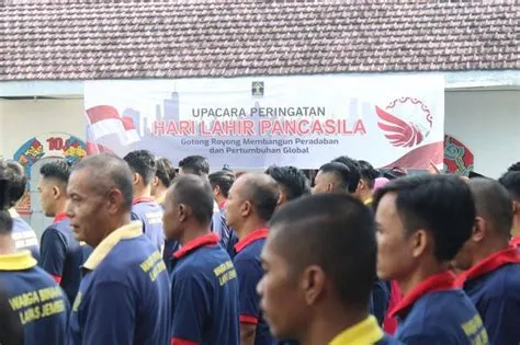 Peringati Hari Lahir Pancasila Warga Binaan Lapas Jember Ikut ...