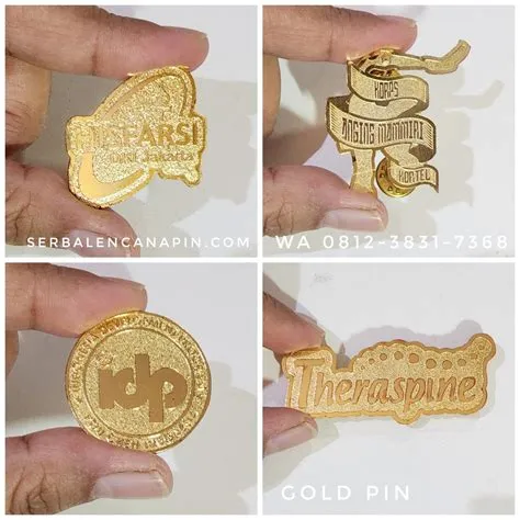 Jasa Pembuatan Pin Lencana Emas Untuk Penghargaan dan Branding di ...