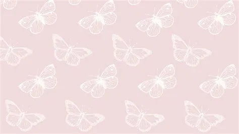 Cute Pink Butterfly Wallpaper for Your Laptop