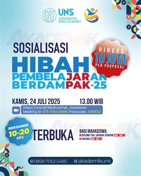 Akademik | [SOSIALISASI PROGRAM HIBAH PEMBELAJARAN BERDAMPAK 2025] Halo ...