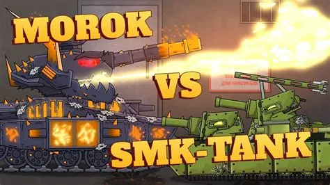 SMK-tank VS Morok Betrayer - Cartoons about tanks - YouTube