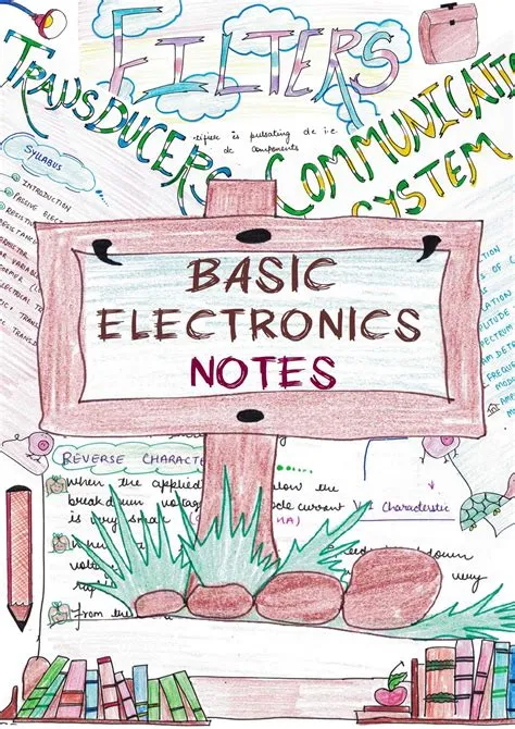 Basic Electronics (Handwritten) Notes PDF - GATE/ESE Concepts