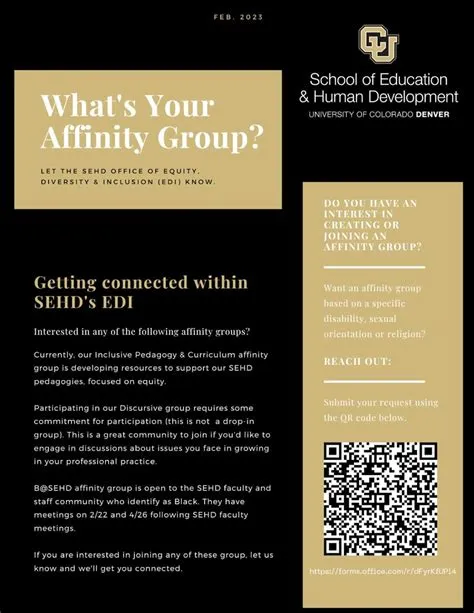 Affinity Group Flyer – SEHD Impact
