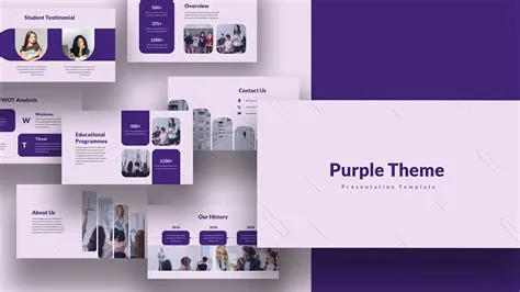Themes For Powerpoint Purple