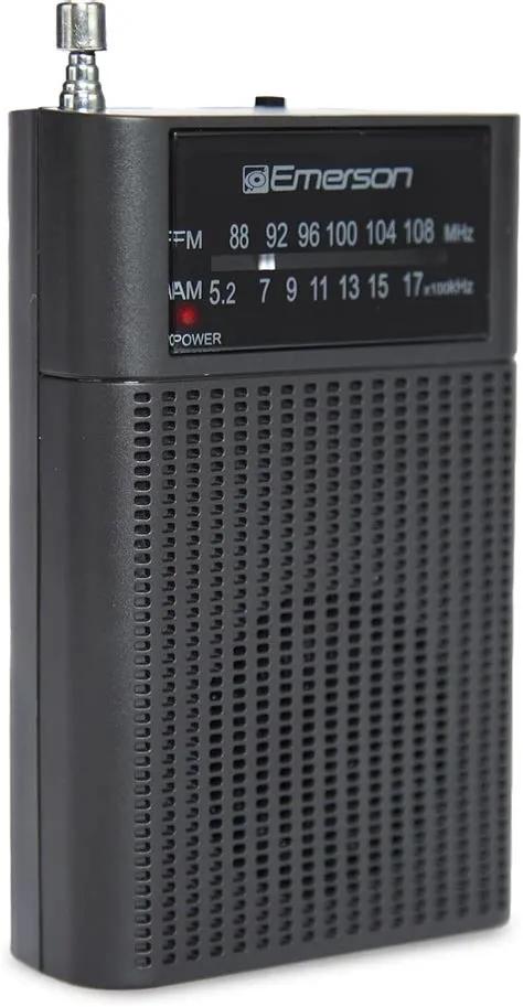 Amazon.com: Emerson ER-7000 Portable AM/FM Radio with Built-in Speaker ...