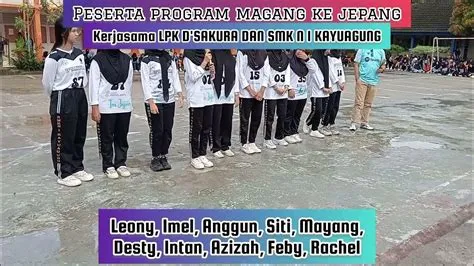 Peserta Pelatihan Magang ke Jepang dari SMKN 1 Kayuagung - YouTube