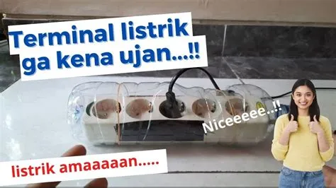 CARA MEMBUAT PENUTUP TERMINAL/COLOKAN UNTUK OUTDOOR DAN ANTI HUJAN ...