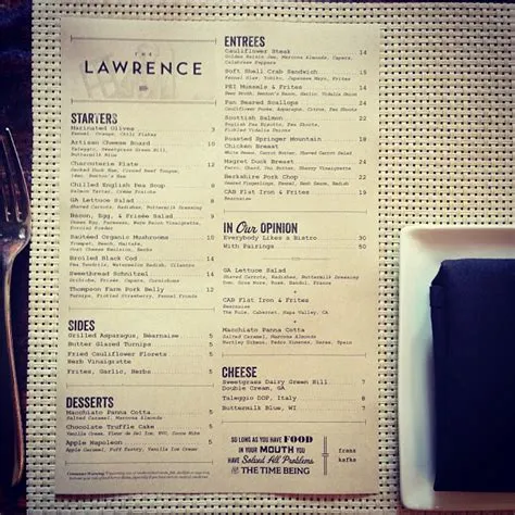 8 Menu Design Tips From the Pros - Tripleseat