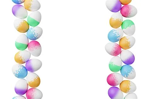 egg frame 3d render easter border 18243941 PNG