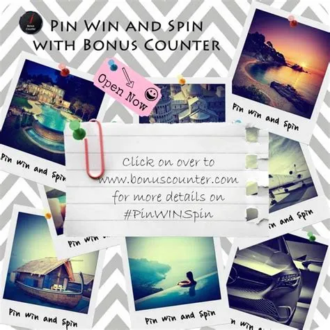 Your Way to the Millions with Bonus Counter, Pin and Win Free Spins ...