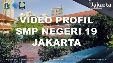 VIDEO PROFIL SMP NEGERI 19 JAKARTA - YouTube
