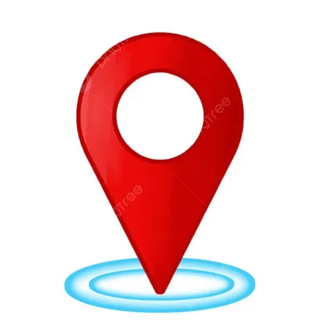 Map Location Icon Logo Symbol Vector Design Transparent Background ...