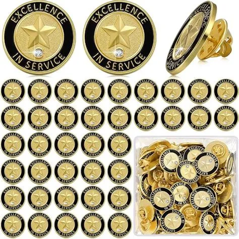 Amazon.com: Landical 144 Pcs Employee of the Month Lapel Pin 3/4 Inch ...