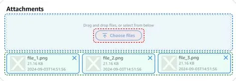 File uploading components - Cloudscape Design System