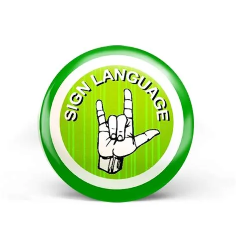 Sign Language Badge - Curiosity Untamed Store