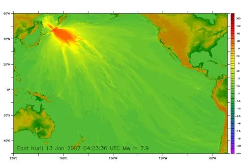 NOAA Center for Tsunami Research - Tsunami Event - January 13, 2007 Kuril