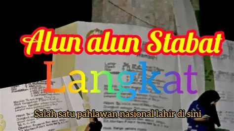 Mengenang pahlawan Nasional T Amir Hamzah di alun-alun Stabat Langkat ...
