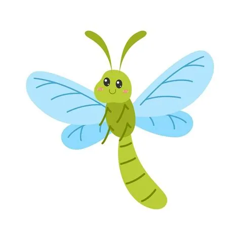 Cute cartoon insects with friendly faces illustration. Cute bugs and ...