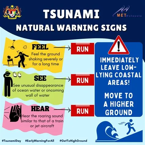 Tsunamis Warning Signs