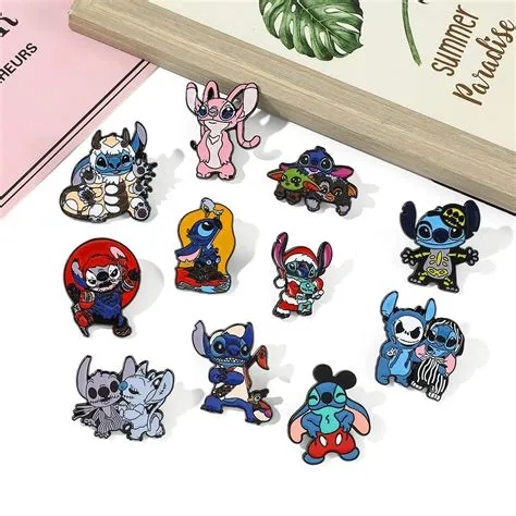 Snapklik.com : Ohana Anime Stitch Enamel Pins - Ohana Means Family ...