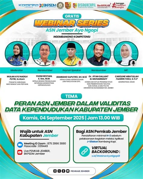 Kominfo - 🎙 WEBINAR SERIES ASN "AYO NGOPI 2025 TEMA 8"HARI RABU TGL 04 ...