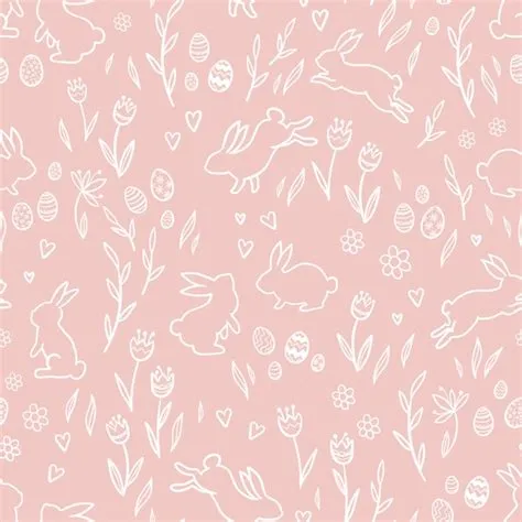 Bunny Pattern Background