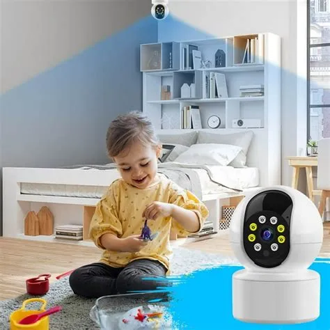 VALSEEL Indoor Security Cameras 2.4GHz WiFi Cameras for Home Security ...
